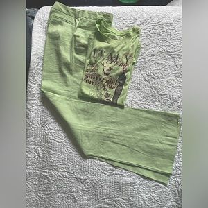 Italy tshirt & matching pants -tshirt runs small- perfect for Spring!
